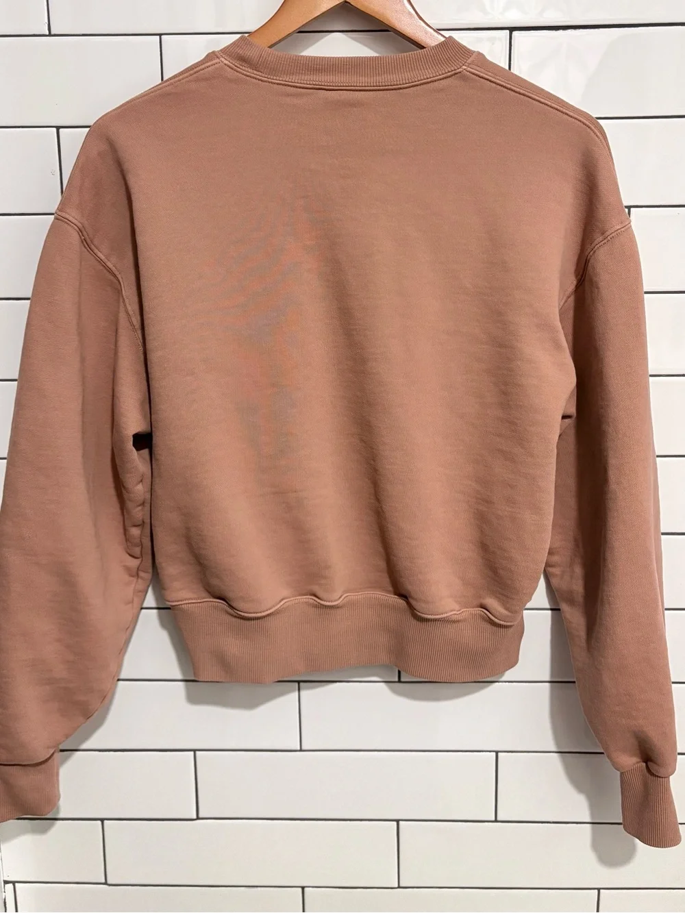 SKIMS Cotton Fleece Classic Crewneck Sweatshirt S